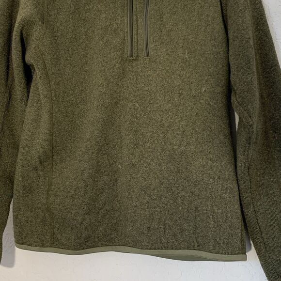 Patagonia Better Sweater Mens S Green 1/4 Zip Fleece Pullover Outdoors Pocket - Picture 5 of 10